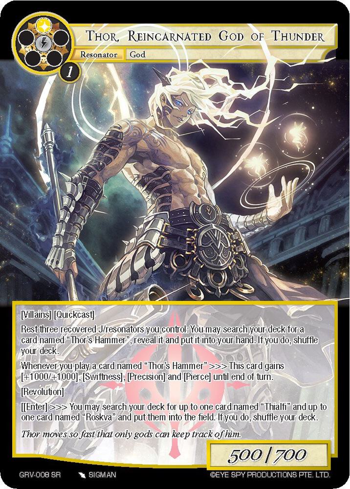 Thor, Reincarnated God of Thunder - Game of Gods: Revolution