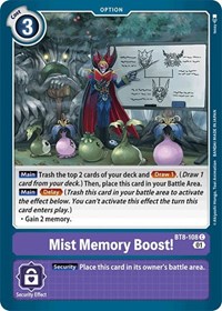 Mist Memory Boost! - New Awakening - Digimon card