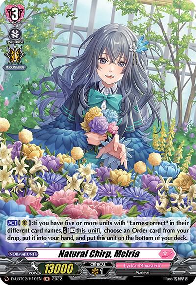 Natural Chirp, Melria (Holo)