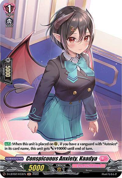 Conspicuous Anxiety, Kaadya (Holo)