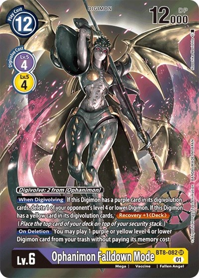 Ophanimon Falldown Mode (Alternate Art) New Awakening card price