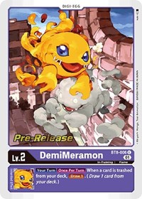 DemiMeramon (New Awakening Pre-Release Cards)
