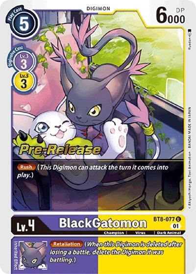 BlackGatomon New Awakening Pre-Release Cards card price