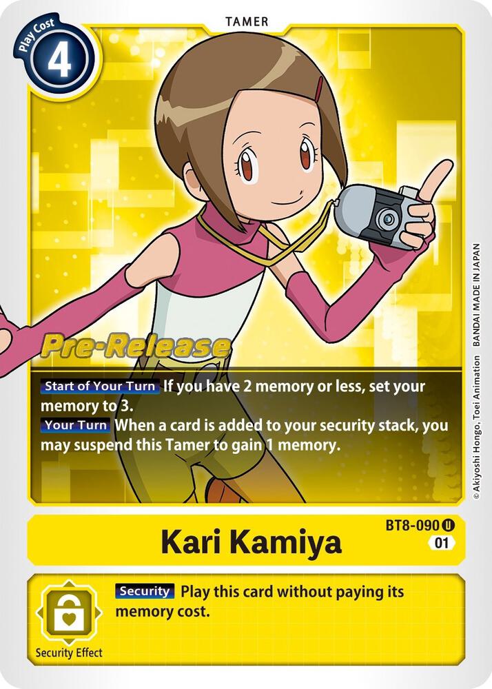 Kari Kamiya digimon card