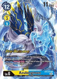 Azulongmon (New Awakening Pre-Release Cards)