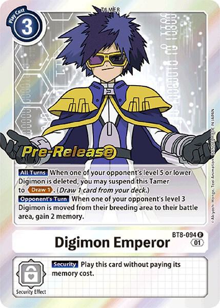 Digimon Emperor digimon card