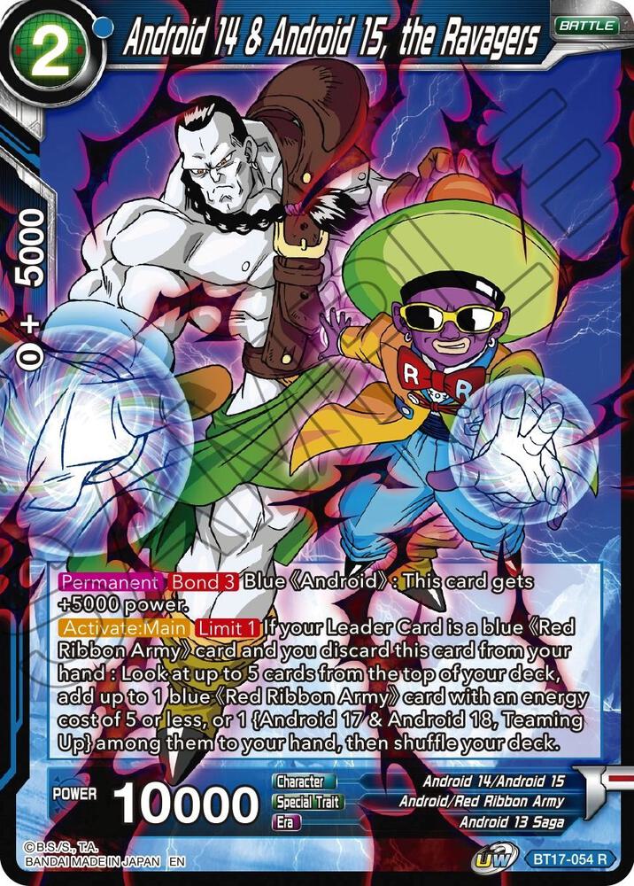 Android 14 & Android 15, the Ravagers #BT17-054 — Ultimate Squad