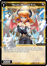 Aquiel, Blessed Evil