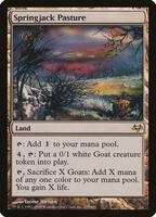 Magic: The Gathering - Springjack Pasture (Pascolo Delle Pecolepri) - Carta Rara Dal Set Eventide (EVE). Singola Carta Da Collezione MTG, Rarità Rara.