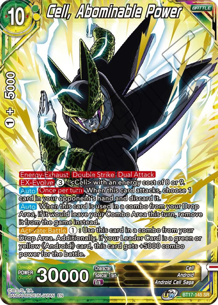Cell, Abominable Power - Ultimate Squad - Dragon Ball Super