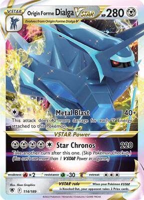 Origin Forme Dialga VSTAR - SWSH10: Astral Radiance
