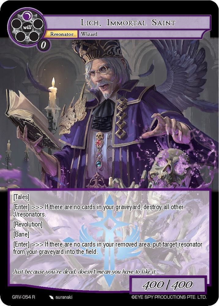 Lich, Immortal Saint