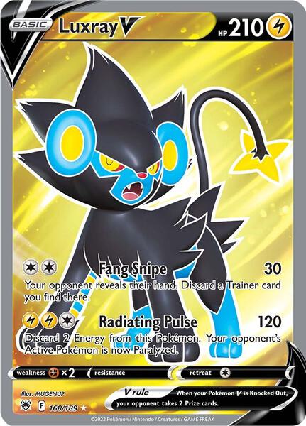 Luxray V (Full Art) card image