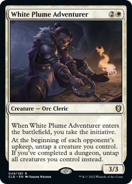 White Plume Adventurer - Commander Legends: Battle for Baldur's Gate - magic