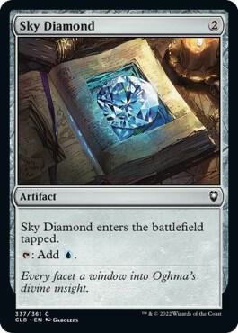 空色のダイヤモンド　Sky Diamond MTG 英語版foil Sky Diamond - Commander Legends: Battle for Baldur's Gate - Magic