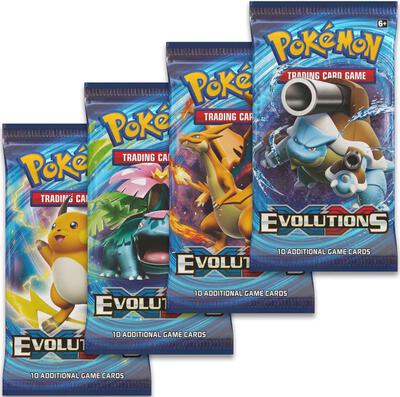 Evolutions Booster Pack Art Bundle [Set of 4]