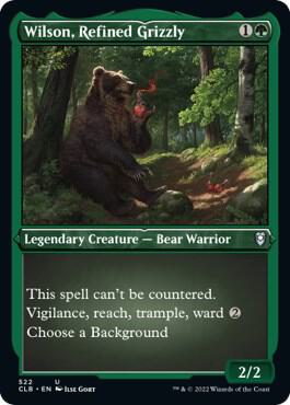 Wilson, Refined Grizzly (Foil Etched) - Commander Legends: Battle