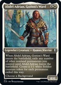 Abdel Adrian, Gorion's Ward (Foil Etched)