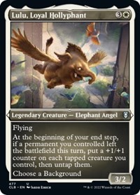 Lulu, Loyal Hollyphant (Foil Etched)