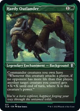 Hardy Outlander (Foil Etched) - Commander Legends: Battle for Baldur's Gate  - Magic: The Gathering - TCGplayer.com