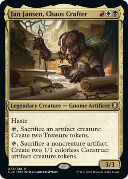Jan Jansen, Chaos Crafter - Commander Legends: Battle for Baldur's Gate - Magic: The Gathering - TCGplayer.com Jan Jansen, Chaos Crafter - Commander Legends: Battle for Baldur's Gate - Magic: The Gathering - TCGplayer.com