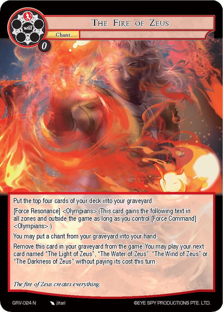 The Fire of Zeus