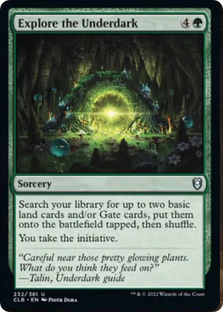 Explore the Underdark - Commander Legends: Battle for Baldur's Gate - Magic:  The Gathering - TCGplayer.com