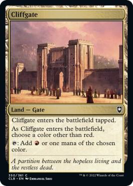 Cliffgate - Commander Legends: Battle for Baldur's Gate - Magic