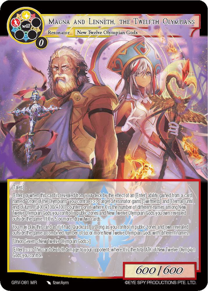 Magna and Lenneth, the Twelfth Olympians