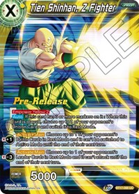 Tien Shinhan, Z Fighter card art