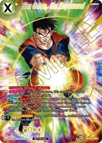 Son Gohan, the Empowered (Gold Stamped) card art