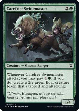 Carefree Swinemaster - Commander Legends: Battle for Baldur's Gate - Magic:  The Gathering - TCGplayer.com