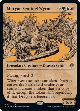 Magic: The Gathering - Old Gnawbone (Borderless Foil) - Mythic Rare Dragon Card - Adventures In Forgotten Realms