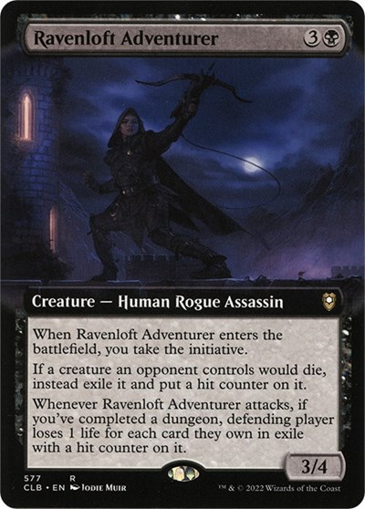 Ravenloft Adventurer (Extended Art)