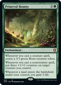 Primeval Bounty (Commander Legends: Battle for Baldur's Gate)