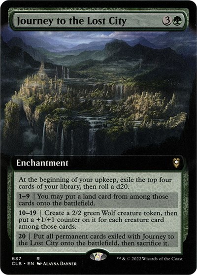 Journey to the Lost City (Extended Art)
