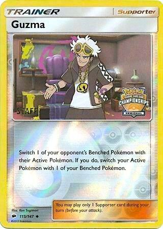 Guzma - 115/147 (Regional Championships) [Staff] 115/147 from League & Championship Cards