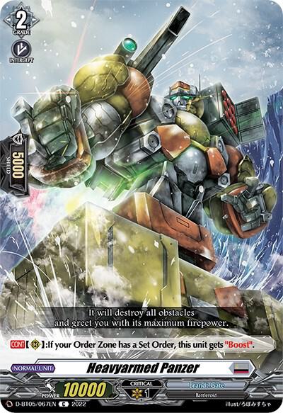 ハイランダーアーマード Heavyarmed Panzer Price & Card Details — D-BT05: Triumphant Return