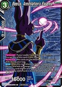 Beerus, Annihilation's Essence (Tournament Pack Vol. 8) (Winner) card art