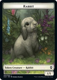 Rabbit Token (Commander Legends: Battle for Baldur's Gate)