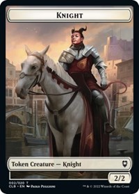Knight Token (Commander Legends: Battle for Baldur's Gate)