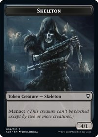 Skeleton Token (Commander Legends: Battle for Baldur's Gate)