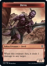 Devil Token (Commander Legends: Battle for Baldur's Gate)