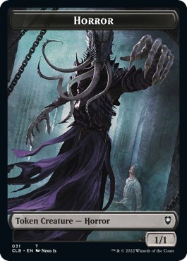Horror // Centaur Double-Sided Token