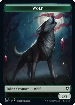 Wolf // Insect Double-Sided Token