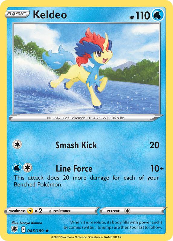 Keldeo 045/189 from Deck Exclusives