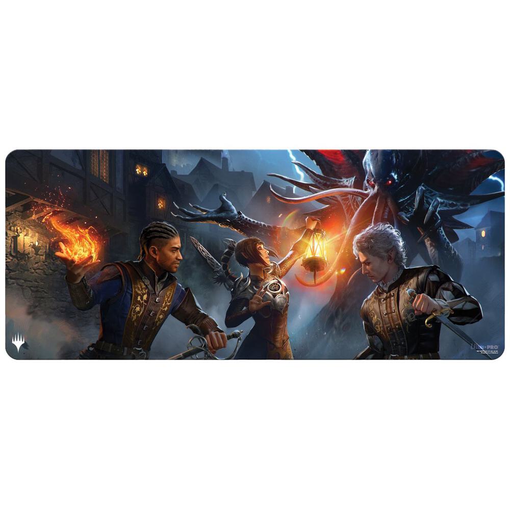 Commander Legends: Battle for Baldur's Gate Playmat for Magic: The Gathering (6ft) — sealed Ultra PRO product photographed on a white background