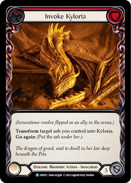 Invoke Kyloria // Kyloria - Uprising - Flesh and Blood TCG