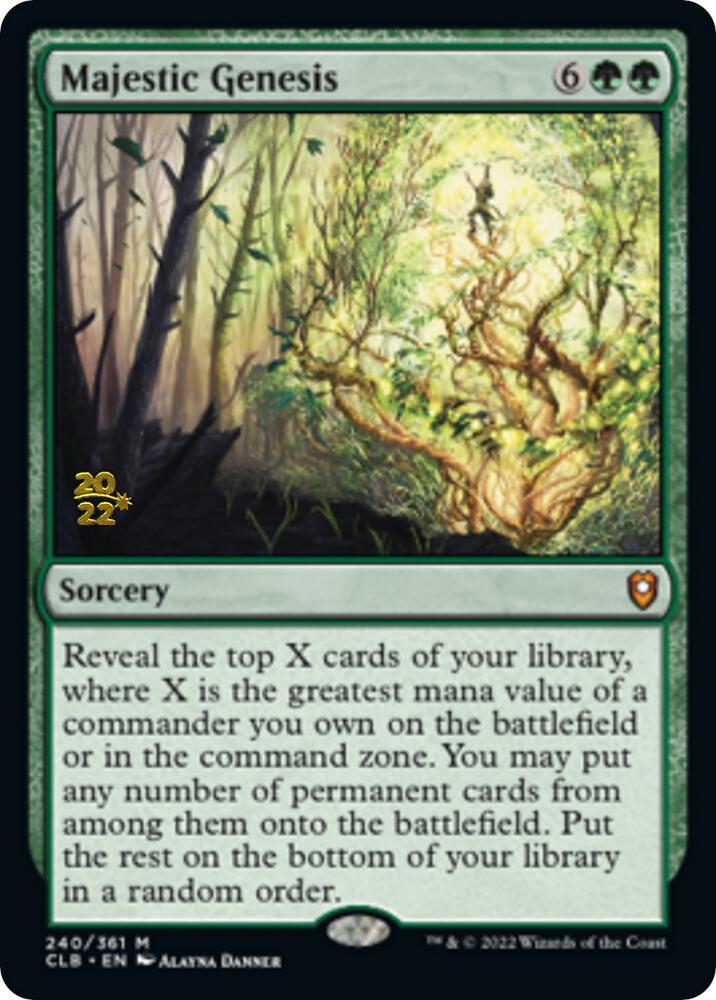 Majestic Genesis #240s — Battle for Baldur's Gate Promos