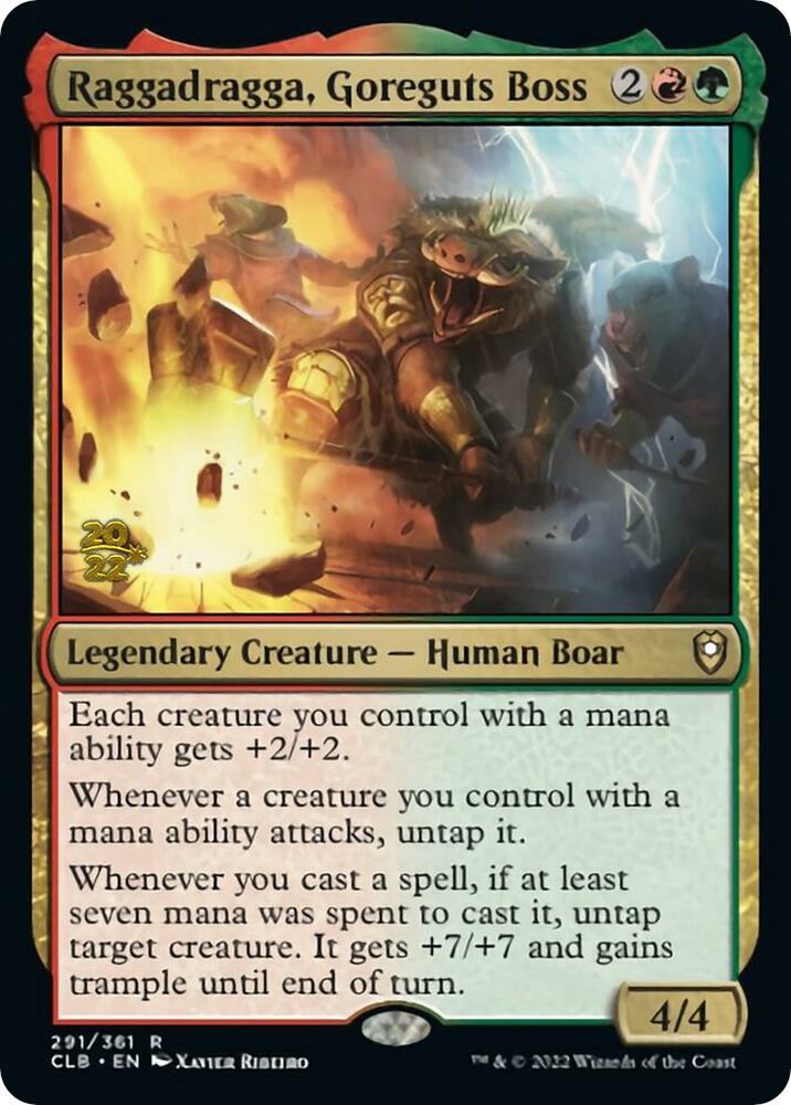Raggadragga, Goreguts Boss 291 card